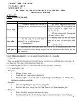 Đề cương ôn tập Học kì 1 Lịch sử 10 năm 2023–2024 trường THPT Linh Trung (TP Hồ Chí Minh)